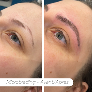 Microblading - Avant apres