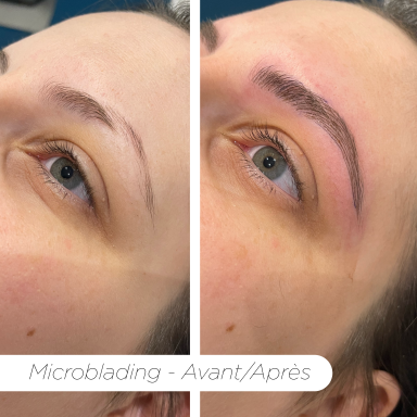 Microblading - Avant apres
