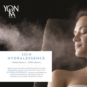 Soin visage Hydralessence Yon-Ka